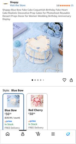 Fake Cake birthday cake