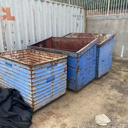 Metal Scrap Recycling Container Bin