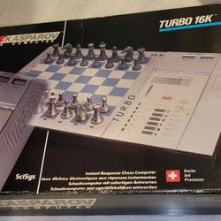 Kasparov SciSys Turbo 16K Electronic Chess Computer