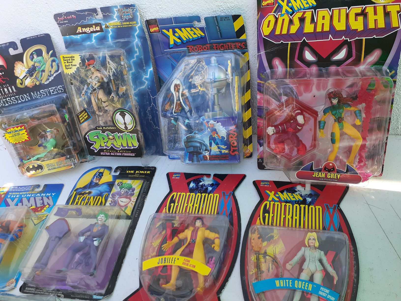 Action figures collectables variety..