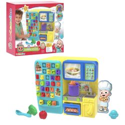 CoComelon Learning Kitchen, 34-Pieces, Interactive Playset, Learning & Education, Kids Toys 