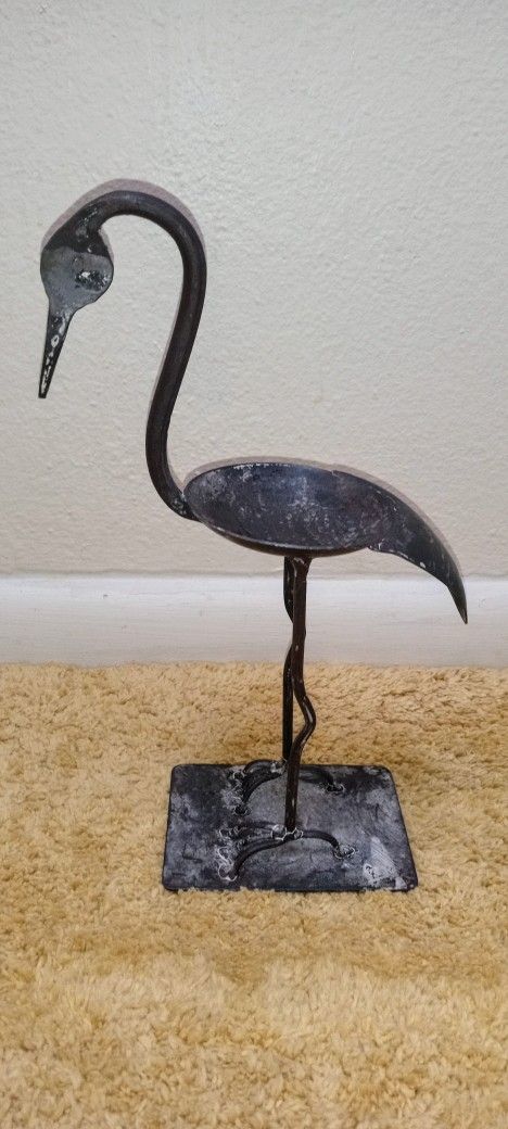 Metal Bird Candle Holder 