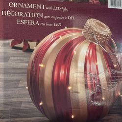Christmas Ornament With Led Lights