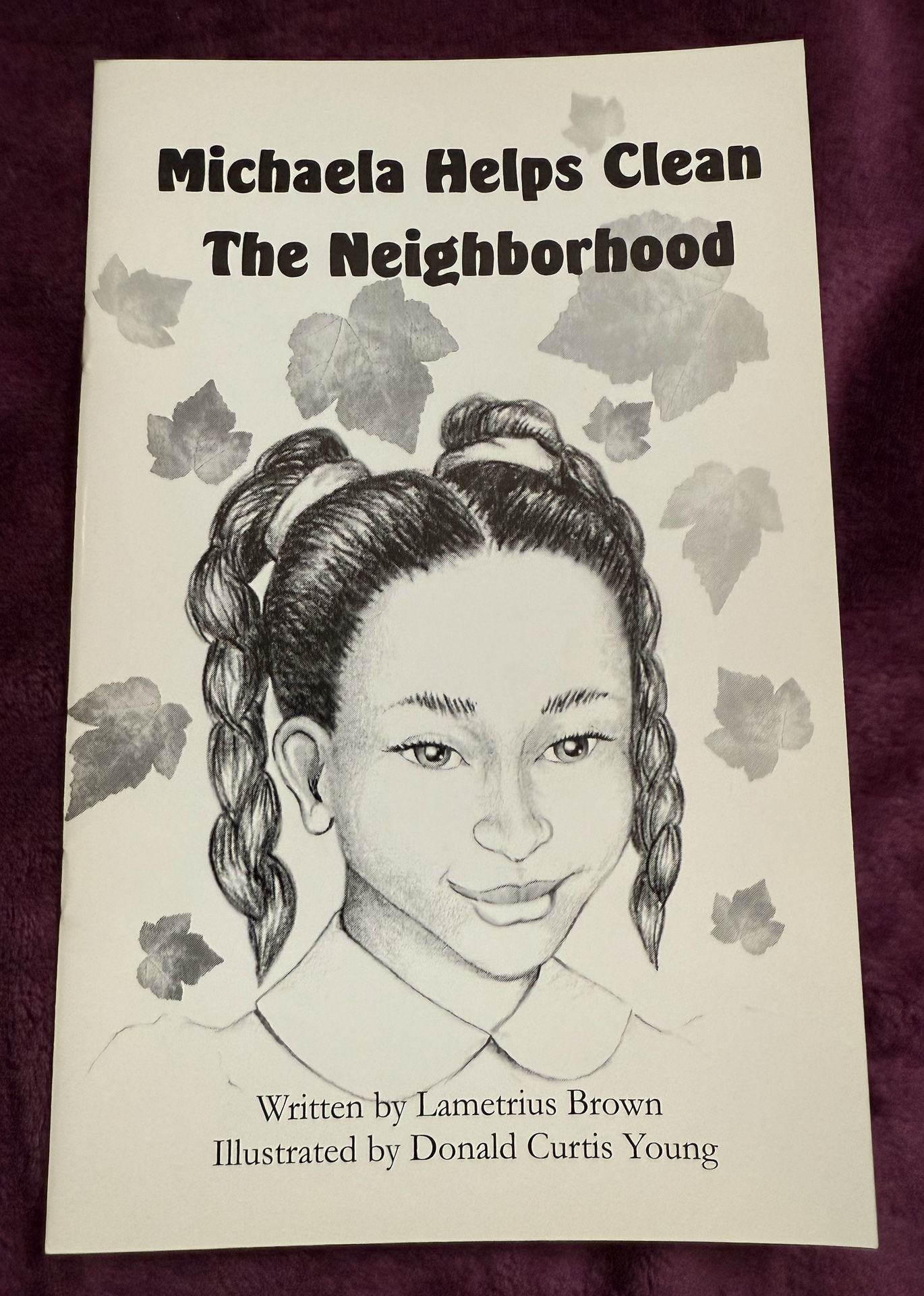 Michaela Helps Clean The Neighborhood