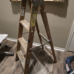 Wooden ladder