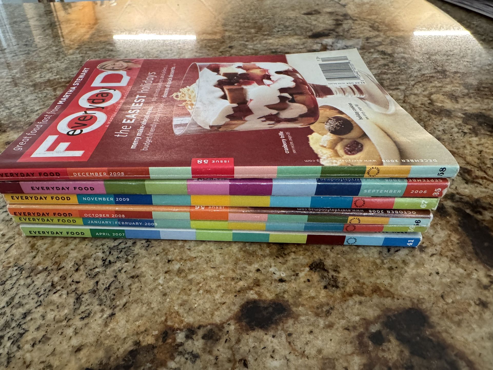 Marta Stewart Everyday Food Magazines
