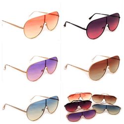 Oversized aviator sunglasses