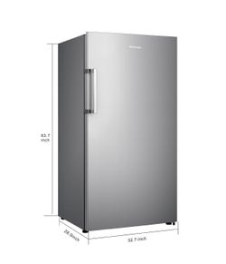 Hisense 17 cu. ft. Garage Ready Frost Free Convertible Upright Freezer with Seal Break Handle
