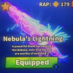 Selling Nebula’s Lighting Sword Blade Ball