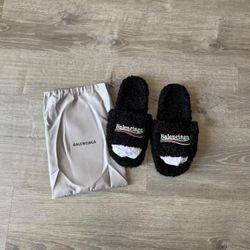 Balenciaga Black Slides