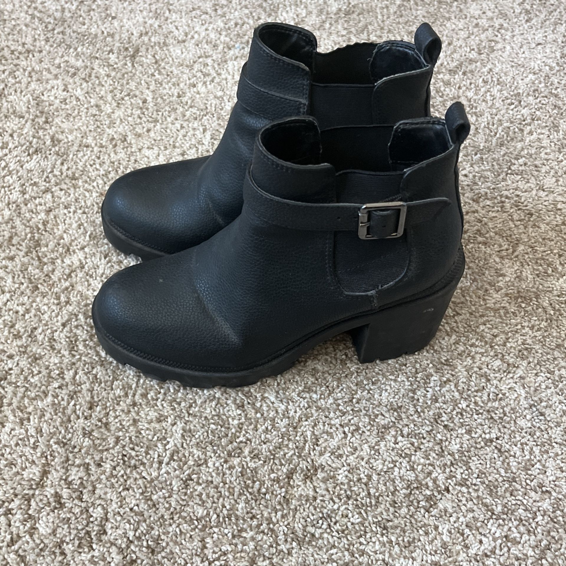 Black Heeled Booties