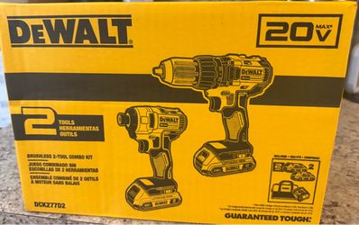 DEWALT BRUSHLESS 2 TOOL COMBO KIT