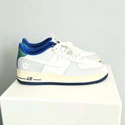 New Nike Air Force 1 White LV8 GS AF1 Sunny Sports Club Kids Youth Boys Shoes Size 6.5Y Women's 8 Color Changing