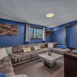 8 Piece Gray Sectional Couch