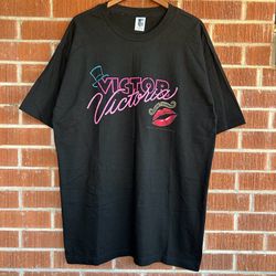Vintage 90s Victor Victoria Broadway Musical Comedy T-shirt Promo New