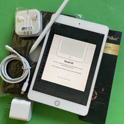 Apple iPad mini 5 (5th Generation/7.9” retina/ latest IOS 18/ 2019 Model ) 64GB with stylus pen, case  & Accessories (256GB $329) 