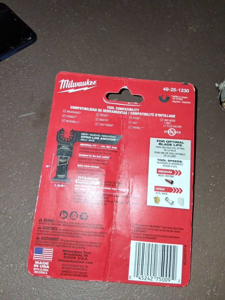 Milwaukee Multi-Material Oscillating Tool Blades (10 Pack)