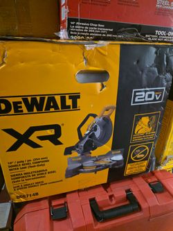 DEWALT XR 20V 10-Inch Double Bevel Miter Saw tool only