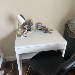 MICKE IKEA Desk and Swivel Chair