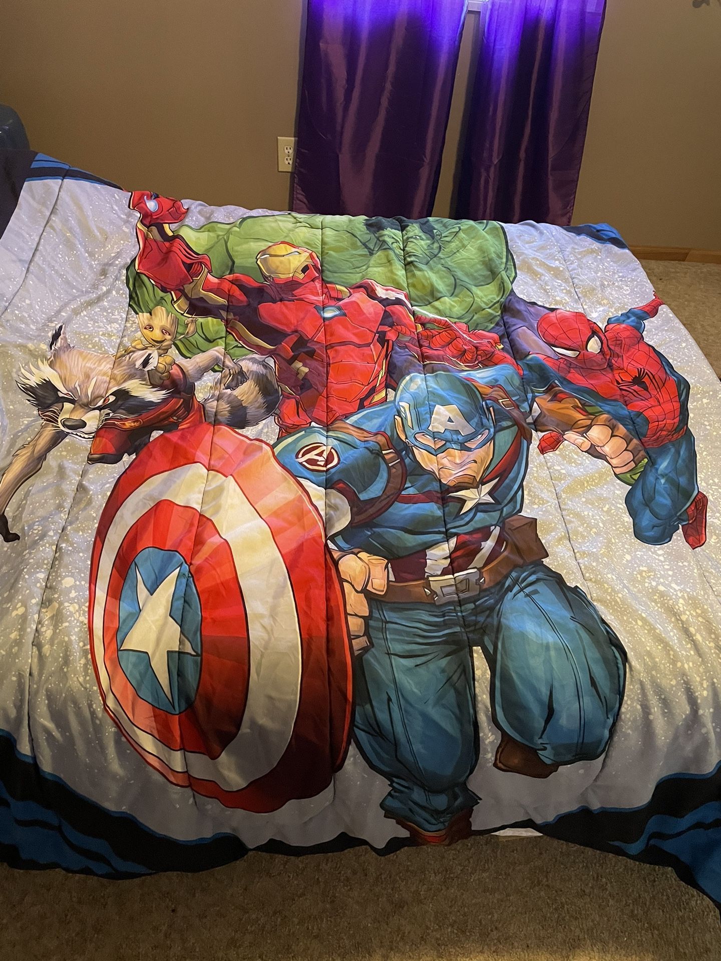 Marvel Comics Twin/full Comforter