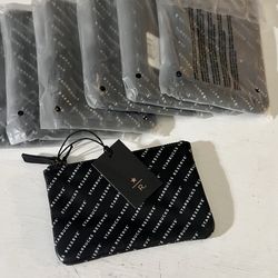 NEW STARBUCKS RESERVE Leather Zipper Pouch - Lot of 7