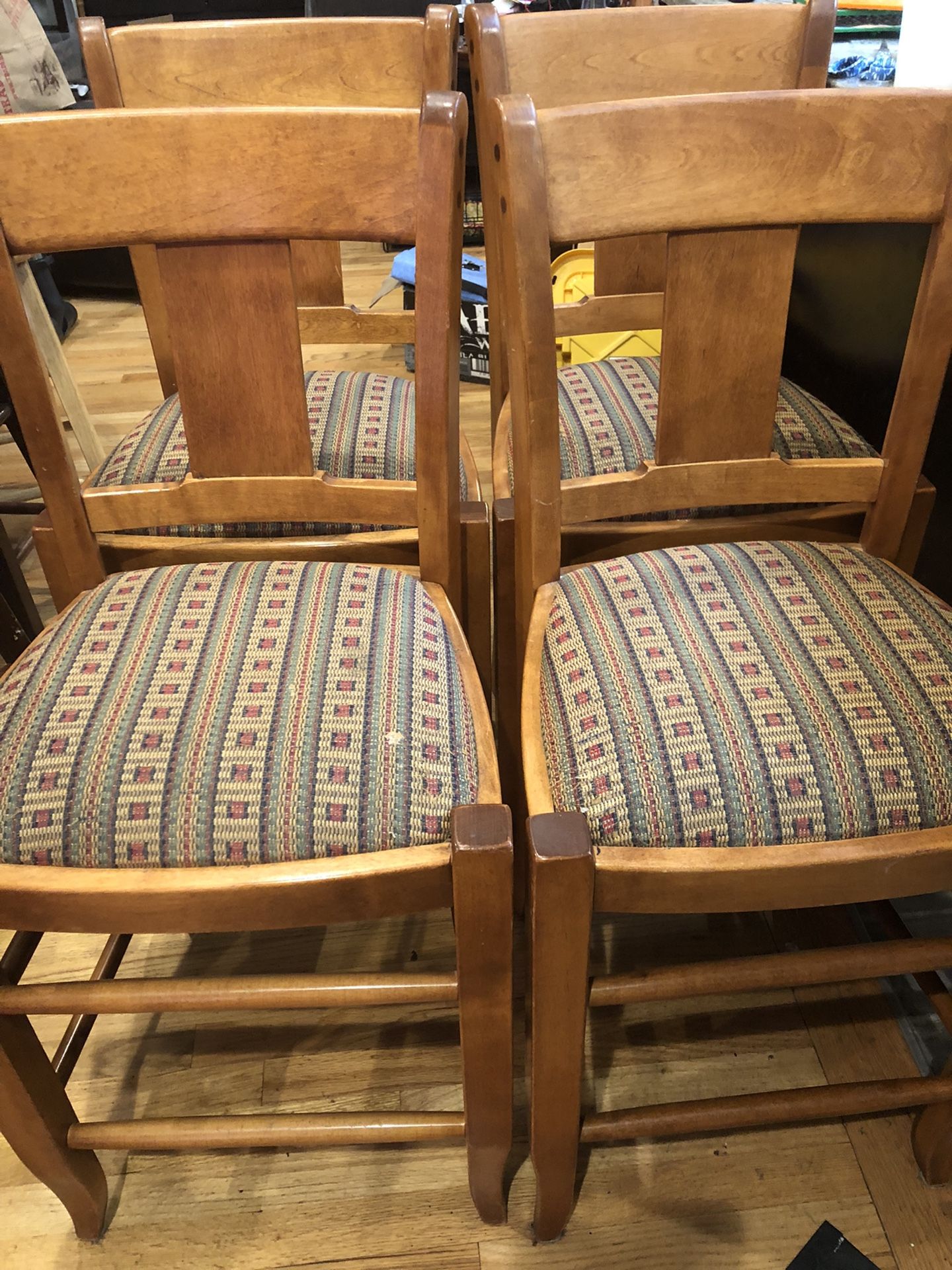 Four Counter Height Chairs