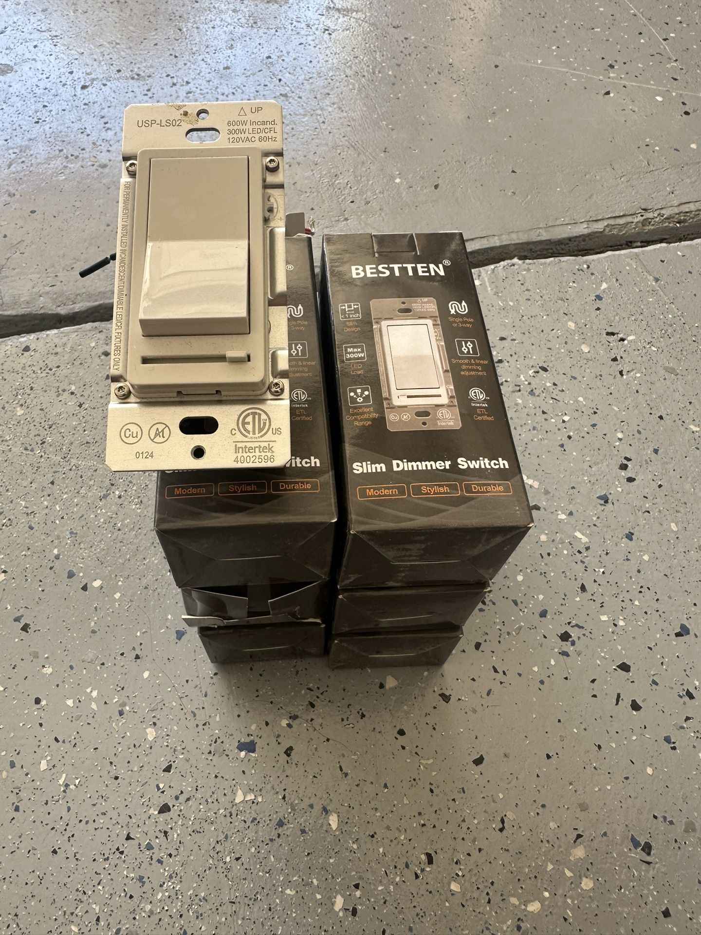 Brand New Bestten Dimmer Switch- 7 count (READ DESCRIPTION)