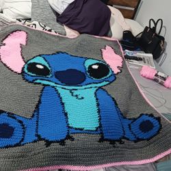 Hand Made Stitch Blanket 
