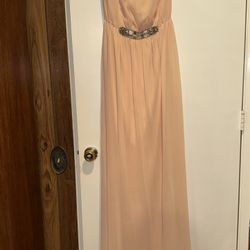 Zara Maxi Strapless Dress - Size Large