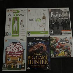 Nintendo Games Wii GameCube 3ds 