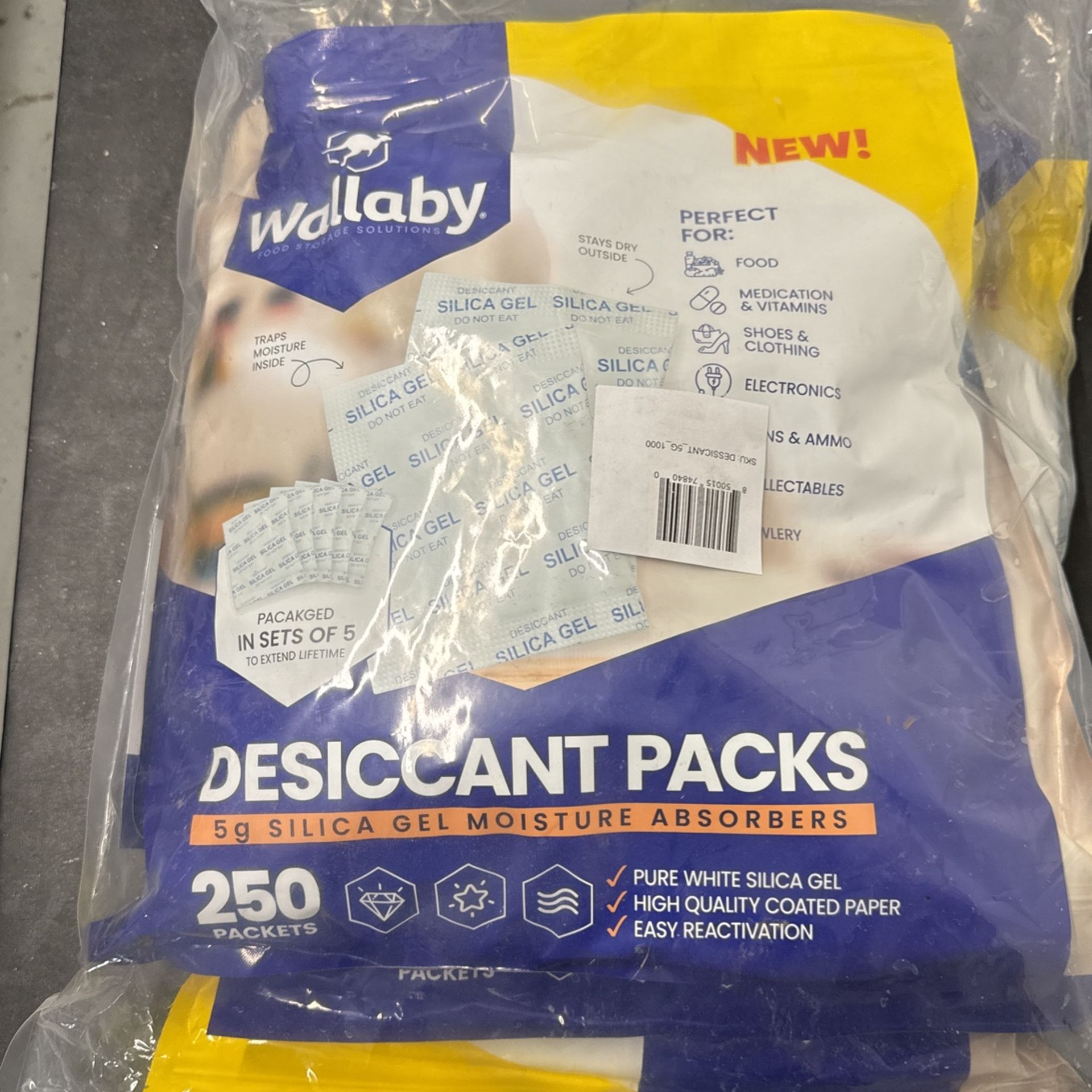 Silica Gel 5g 1000 Packets