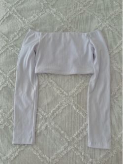 Tiger Friday Cropped off shoulder top size xl