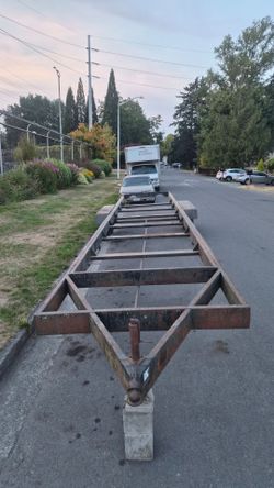 40' Heavy Duty Tandem Axle Steel Trailer Frame / Project – $2,500 OBO