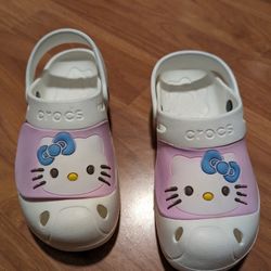 Brand New Hello Kitty Crocs
