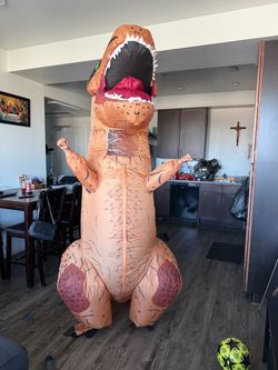 Inflatable T-Rex Dinosaur Costume