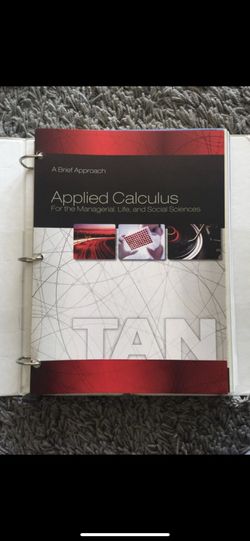 Applied Calculus (Business Calculus) $50