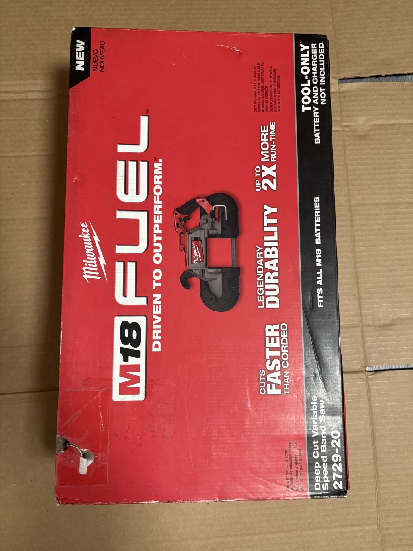 Milwaukee M18 Fuel Brushless Cordless Deep Cut Band Saw Tool Only