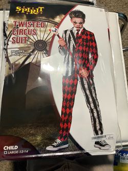 Spirit Twisted Circus Suit Kids Halloween Costume