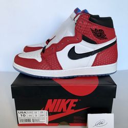 Jordan 1 Spider Man Origins Size 10 DS