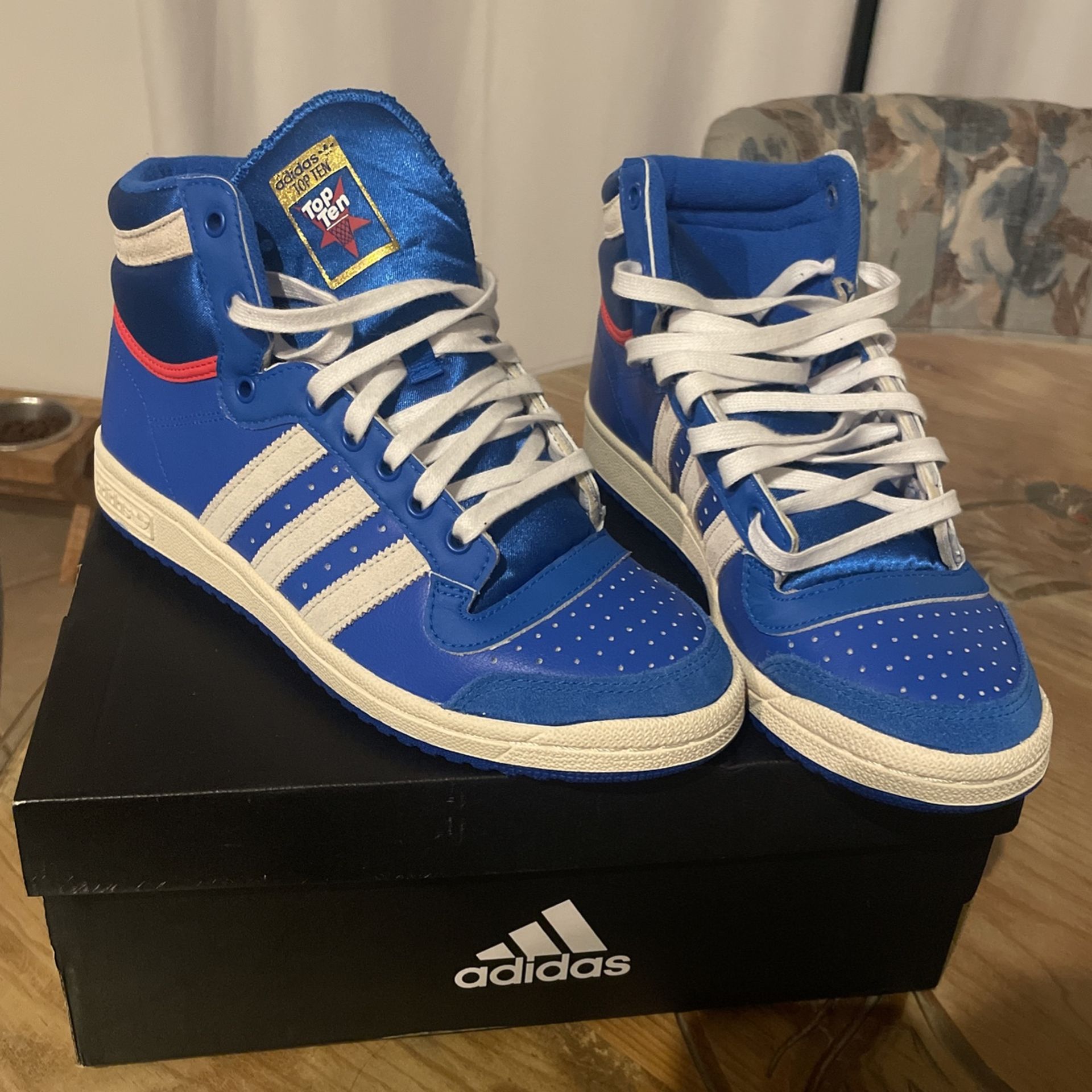 Adidas Top Ten Hi Glory Blue