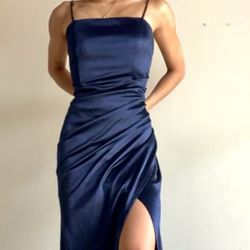 Navy Blue Formal /  Prom Dress