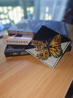 Butterfly Corner Bookmark- Diamond Art