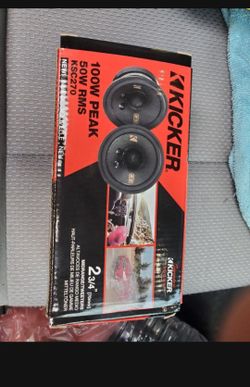 2 3/4  New Kicker  Speakers Bocina