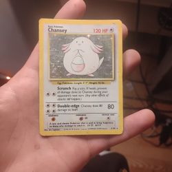 Chansey Shadowless Pokemon Card 1999 Base Set!!
