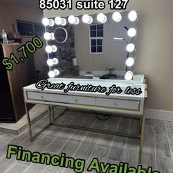 Impressions Vanity With Bluetooth Mirror Brand New