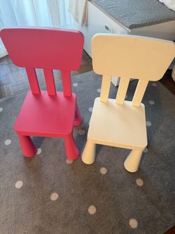 Ikea kids chairs