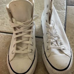 White Platform Converse 