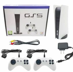 GS5 Retro Game Console with 2 Controllers