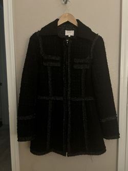 Black Wool Coat 