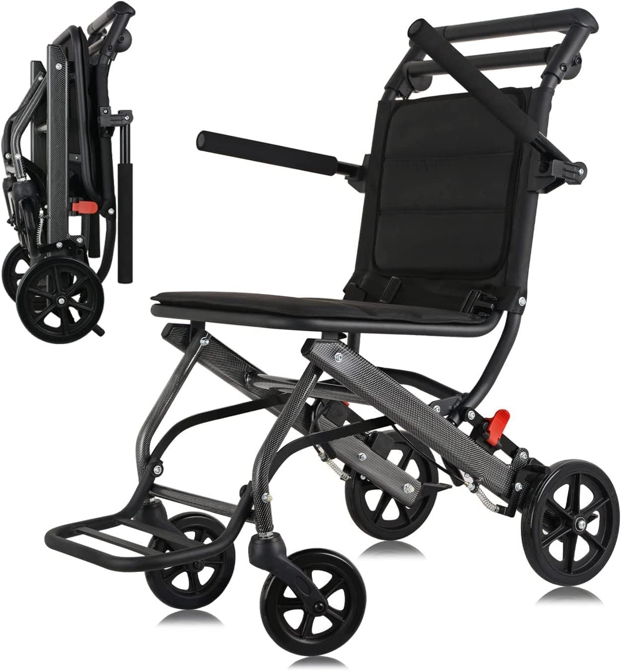 Tripaide Folding Transport Wheelchair Lightweight .   